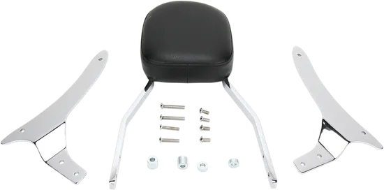 Cobra Chrome Steel Standard Square Sissy Bar Kit