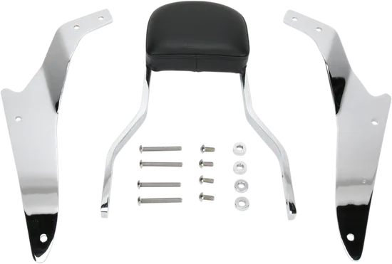 Cobra Chrome Steel Short Square Sissy Bar Kit
