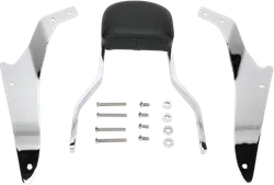 Cobra Chrome Steel Short Square Sissy Bar Kit