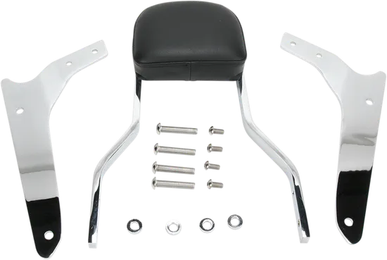 Cobra Chrome Steel Short Square Sissy Bar Kit