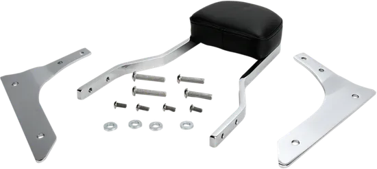 Cobra Chrome Steel Short Square Sissy Bar Kit