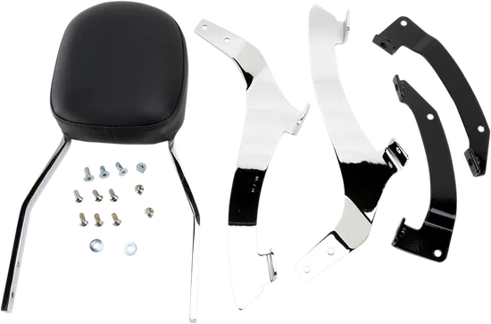 Cobra Chrome Steel Short Square Sissy Bar Kit