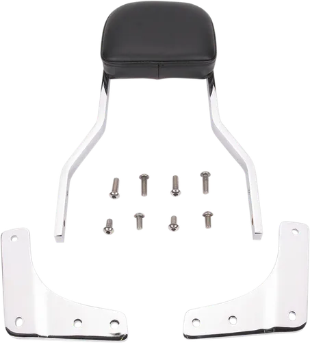 Cobra Chrome Steel Short Square Sissy Bar Kit