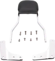 Cobra Chrome Steel Short Square Sissy Bar Kit