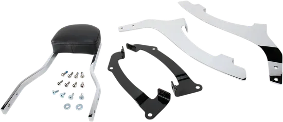 Cobra Chrome Steel Short Square Sissy Bar Kit