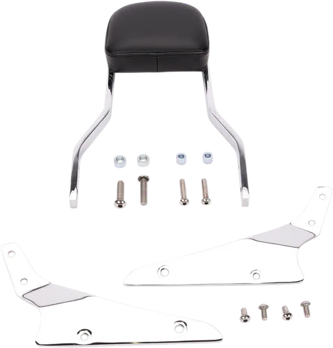 Cobra Chrome Steel Short Square Sissy Bar Kit