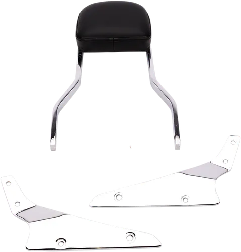 Cobra Chrome Steel Short Square Sissy Bar Kit