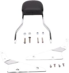 Cobra Chrome Steel Short Square Sissy Bar Kit