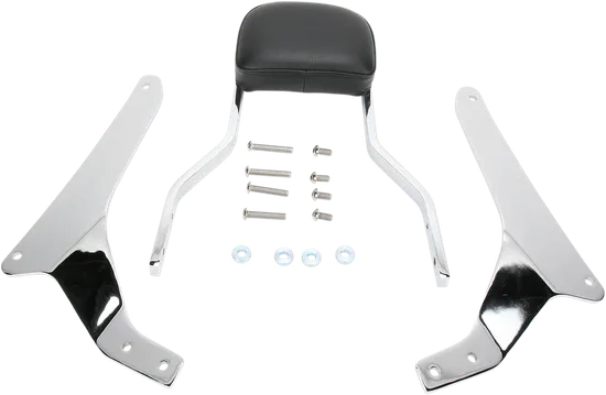 Cobra Chrome Steel Short Square Sissy Bar Kit