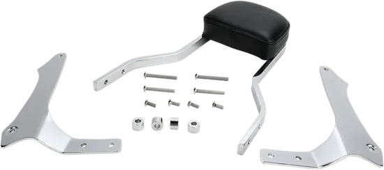 Cobra Chrome Steel Short Square Sissy Bar Kit