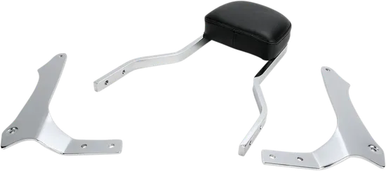Cobra Chrome Steel Short Square Sissy Bar Kit