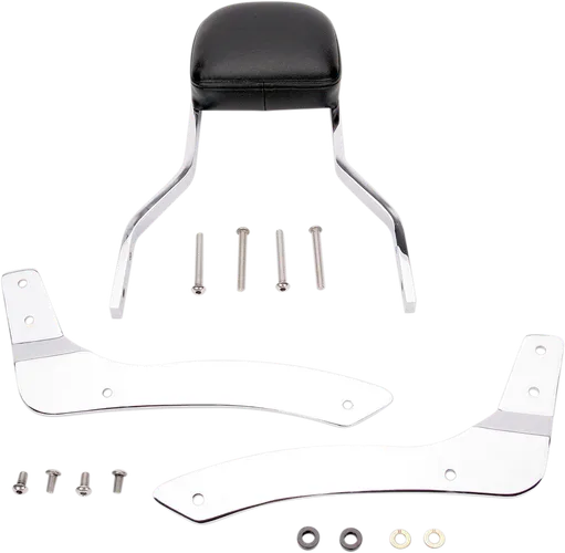 Cobra Chrome Steel Short Square Sissy Bar Kit