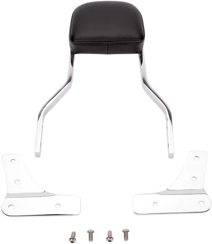 Cobra Chrome Steel Short Square Sissy Bar Kit