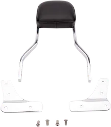 Cobra Chrome Steel Short Square Sissy Bar Kit