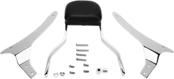 Cobra Chrome Steel Short Square Sissy Bar Kit