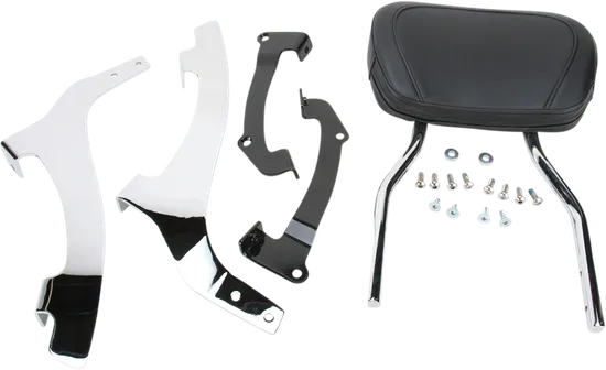 Cobra Chromed Steel Tall Round Sissy Bar Kit