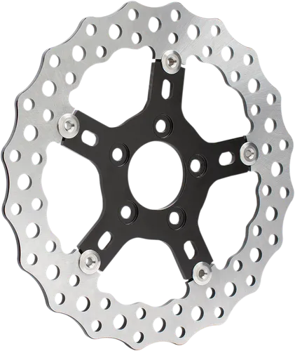 Arlen Ness Jagged Floating Brake Rotor 11.5in. Front Rear 5-Bolt