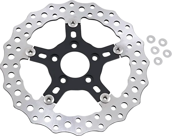 Arlen Ness Jagged Floating Brake Rotor 11.5in. Front Rear 5-Bolt