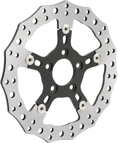 Arlen Ness Jagged Floating Brake Rotor 11.8in. Front Rear 5-Bolt