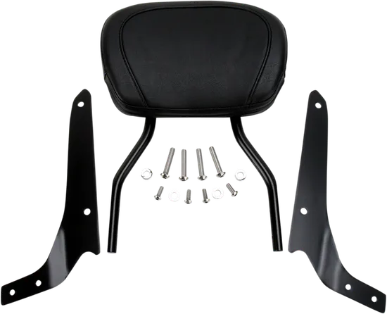 Cobra Black Steel Short Round Sissy Bar Kit