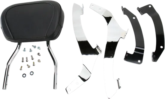 Cobra Chromed Steel Short Round Sissy Bar Kit