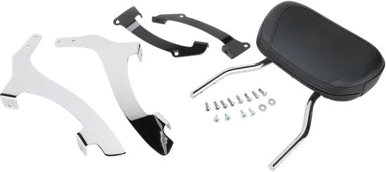 Cobra Chromed Steel Short Round Sissy Bar Kit