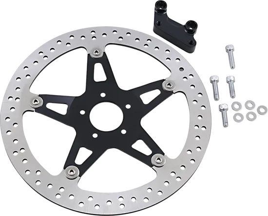Arlen Ness Big Brake Floating Rotor Kit 14in. Front Left Hub Mount
