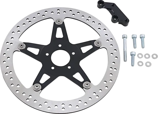 Arlen Ness Big Brake Floating Rotor Kit 14in. Front Right Hub Mount