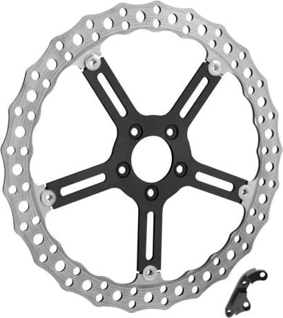 Arlen Ness Big Floating Jagged Brake Rotor Kit 15in. Left Hub