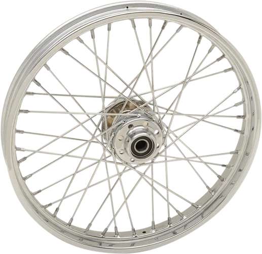 DS Chrome Front 40 Spoke Wheel 21x2.15