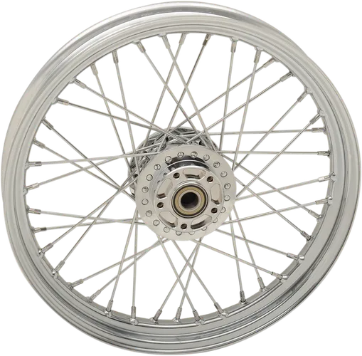 DS Chrome Front 40 Spoke Wheel 19x2.50