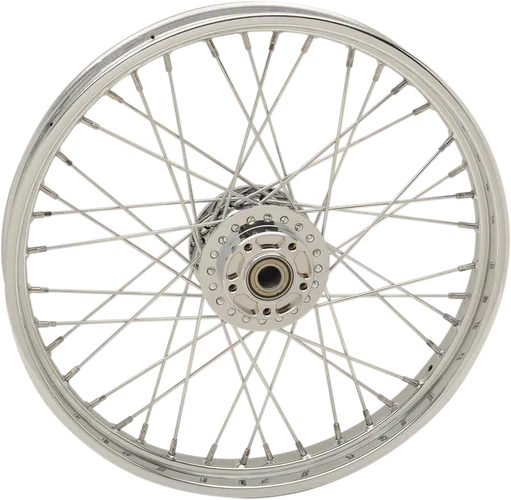 DS Chrome Front 40 Spoke Wheel 21x2.15