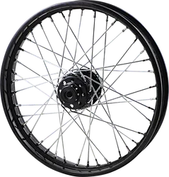 Drag Specialties Black Front 40 Spoke Wheel 21x2.00
