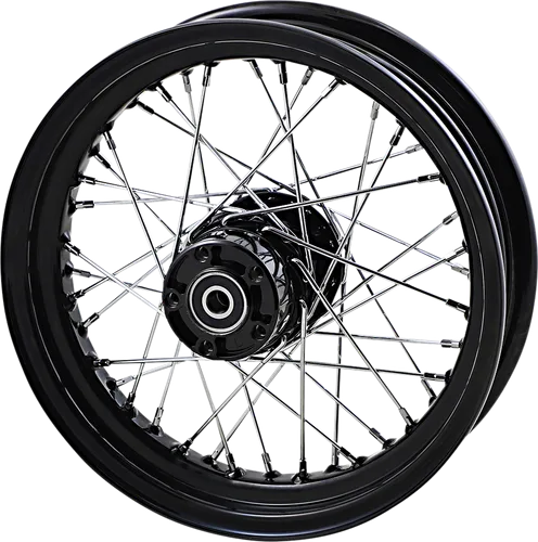 DS Black 40 Spoke 16"x3.00"Rear Wheel Assembly