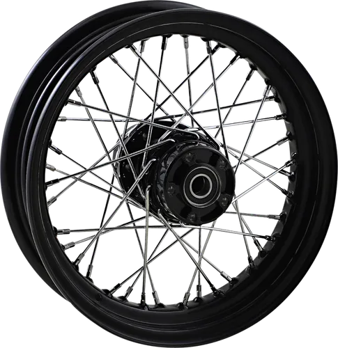DS Black Laced 40 Spoke 16"x3.00" Rear Wheel Assembly