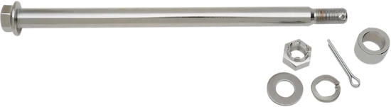 Drag Specialties Chrome Rear Wheel Axle Kit