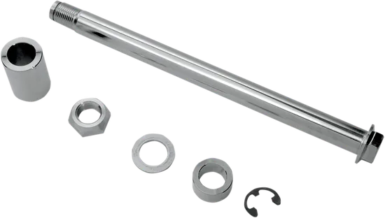 Drag Specialties Chrome Rear Wheel Axle Kit