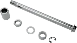 Drag Specialties Chrome Rear Wheel Axle Kit