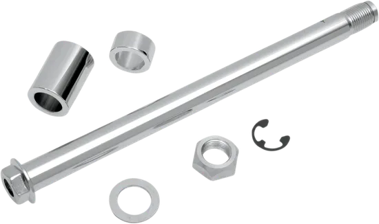 Drag Specialties Chrome Rear Wheel Axle Kit