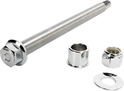Drag Specialties Chrome Front Wheel Axle Kit