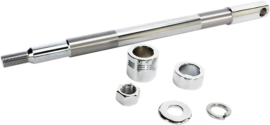 Drag Specialties Chrome Front Wheel Axle Kit