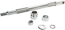 Drag Specialties Chrome Front Wheel Axle Kit