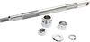 Drag Specialties Chrome Front Wheel Axle Kit