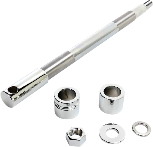 Drag Specialties Chrome Front Wheel Axle Kit