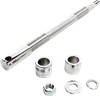 Drag Specialties Chrome Front Wheel Axle Kit