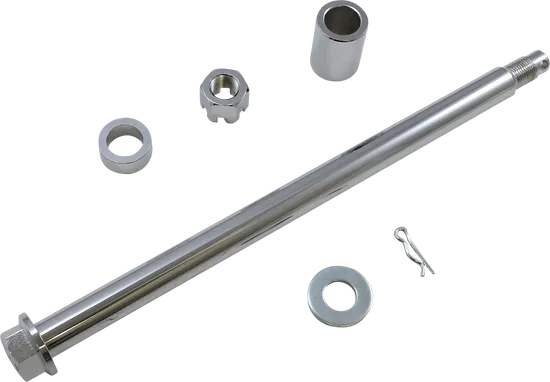 Drag Specialties Chrome Rear Wheel Axle Kit