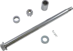 Drag Specialties Chrome Rear Wheel Axle Kit