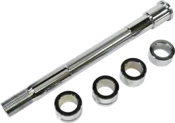 Drag Specialties Chrome Front Wheel Axle Kit