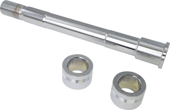 Drag Specialties Chrome Front Wheel Axle Kit