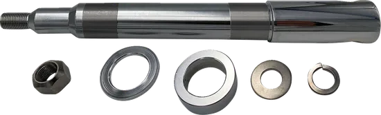 Drag Specialties Chrome Front Wheel Axle Kit